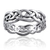 Sterling Silver Ring Sterling Silver Woven Ring - Mainly Silver